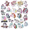 Hot-Selling Unicorn Embroidery Cloth Sticker Cartoon Sequined Pony Patch Sticker Computer Embroidery Label Ironing Stamp