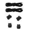 Elastic Shoe Laces With Cord Lock Fasteners 3mm Wide 100cm Long Shoelaces Sneakers Lace For Men Women Teen Kid