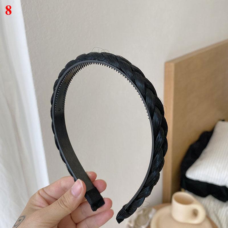 

Твист Повязки на голову для парика для женщин Широкие плетеные повязки для волос Ручной работы Головной обруч Аксессуары для укладки волос Подарок