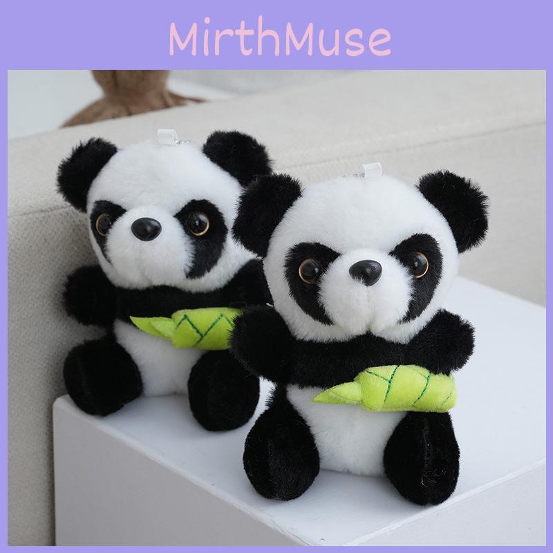 Cute Panda Stuffed Toy Keyring With Soft Plush Material For Bag Accessories