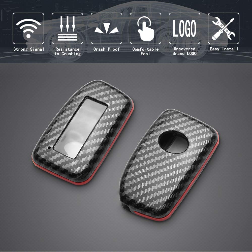 TANGSEN Smart Key Fob Case for LEXUS ES 350 GS F 350 450H IS 200 250 300 350 LX 570 NX 200T 300H RC F 200T 300 350 RX 350 450H 3 4 Button Keyless