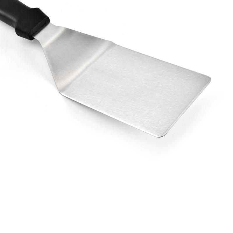 Hand-Clawed Stainless Steel Teppanyaki Spatula for Pancakes, Pizza, and Steak Cooking