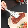 1pc  Stainless Steel Food Tongs Barbecue Non-Slip Non-Stick Steak Clamp Cooking Tool BBQ Food Tongs Kitchen Accessories