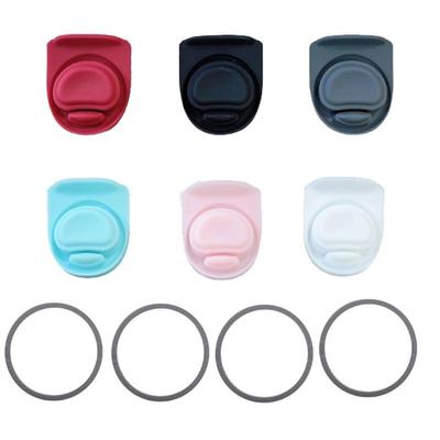 Water Bottle Silicone Stopper 6X Replacement Stoppers With 4 Sealing Rings Water Bottle Top Lid Gasket For 19oz 24oz 32oz 40oz