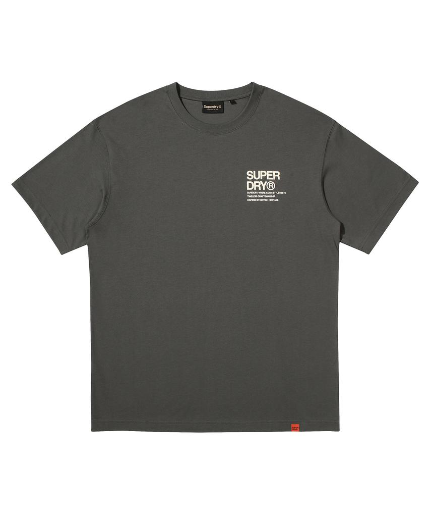 Syupeodeulai Modern Logo T-Shirt Dark Gray Sduisdp05Dgr
