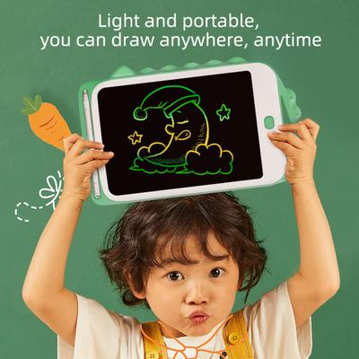 Yousheng 8.5-Inch LCD Writing Tablet with Pencil Cartoon Dinosaur Colorful Doodle Pressure-sensitive Battery Operated Electronic Graphic Drawing Board