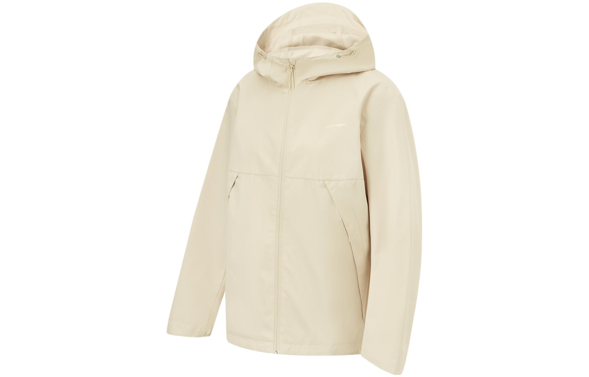 Li Ning Fitness Series Trench Coat Women s Sand Gravel Gray AFDU080-1 XL