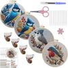 1pc Bird Pattern Embroidery DIY Fabric Craft Kit