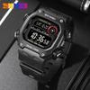 SKMEI 2126 Digital Countdown Sports Watch for Men LED Display Waterproof Stopwatch Mens Wristwatches Alarm Clock Montre Homme