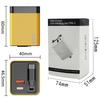 80W GaN Charger for Apple: Fast Charging Multi-Port Head with Built-in Cable