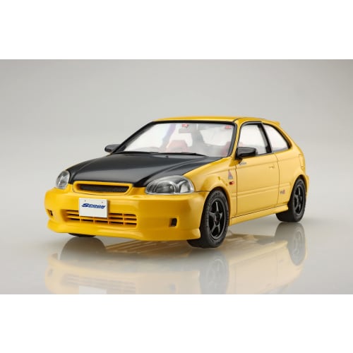 1/24 Inch Up Series No. 280 Spoon Civic Type R (EK9) Plastic Model