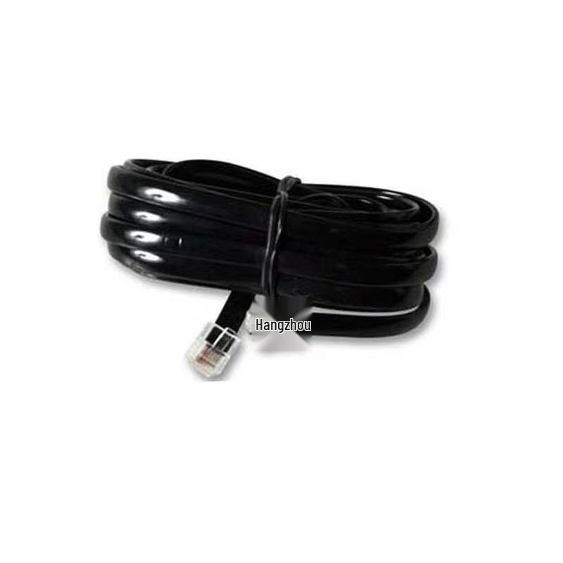 RJ11 Reines Kupfer Mehradriges 6-adriges Flaches Telefonkabel mit RJ12 6-adrigem Netzwerk-Kristallkopf 6P6C Stecker