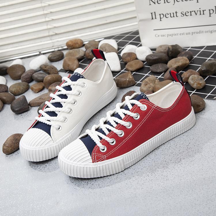 Spring Shoes 2024 Fshion Solid Sewing Adult Canvas Shoes Man Fabric Sapato Feminino Size Men shoes