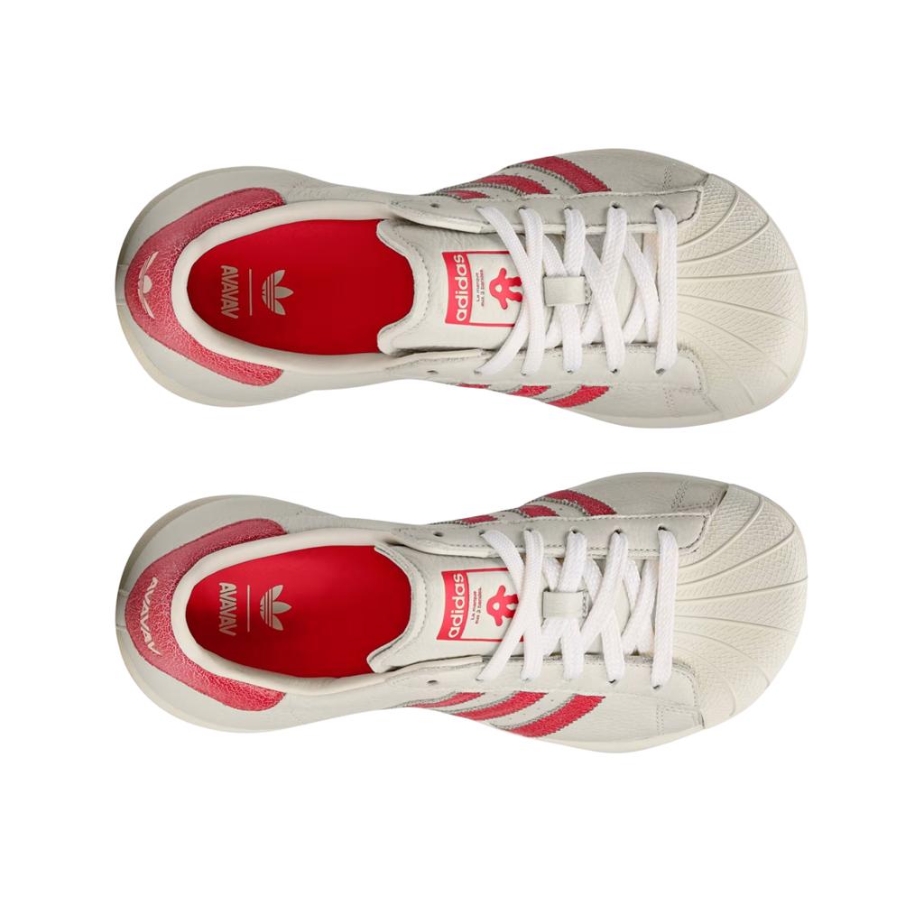 Avavav x adidas Τροποποιημένα Superstar Crystal White Red Γυναικεία Αθλητικά Παπούτσια Προμηθευτής-Χρώμα Εύκολο-Κίτρινο JI4584
