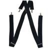 4 Clips 2.5CM Wide Men Suspenders Women Elastic Adjustable Adult Braces Suspender Kids Children Boys Girls Wedding Accessories