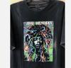 Jimi Hendrix Retro Black T-Shirt Rare Graphic Unisex Reprint S-45XL