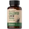 Gras gefütterte Leber 4500 mg Nahrungsergänzungsmittel, 120 Kapseln pro Flasche