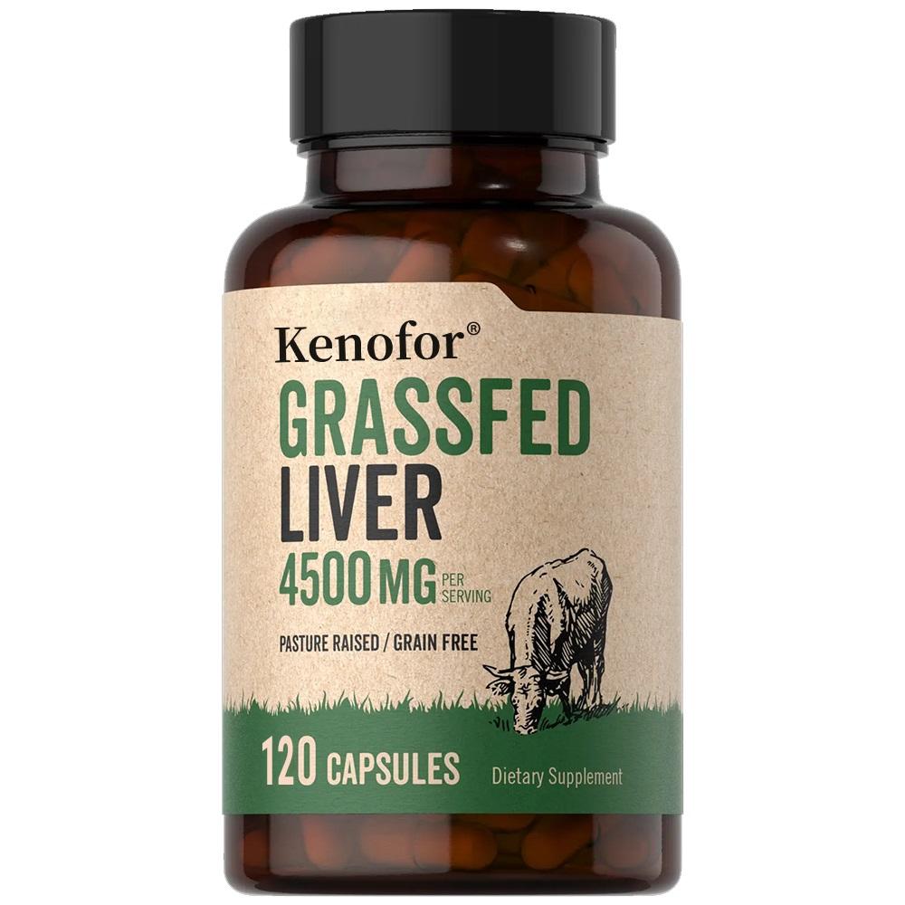 Grassfed Liver 4500 Mg Dietary Supplement, 120 Capsules Per Bottle