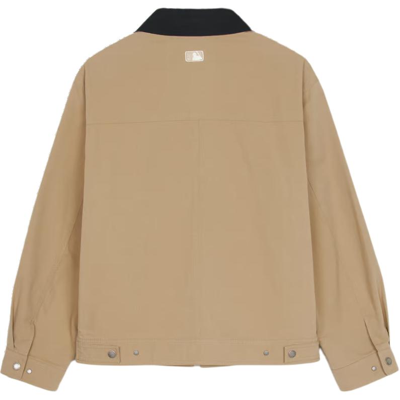 New MLB Boston Red Sox Jacket Unisex Beige Yellow 3AJPB0351-43BGS