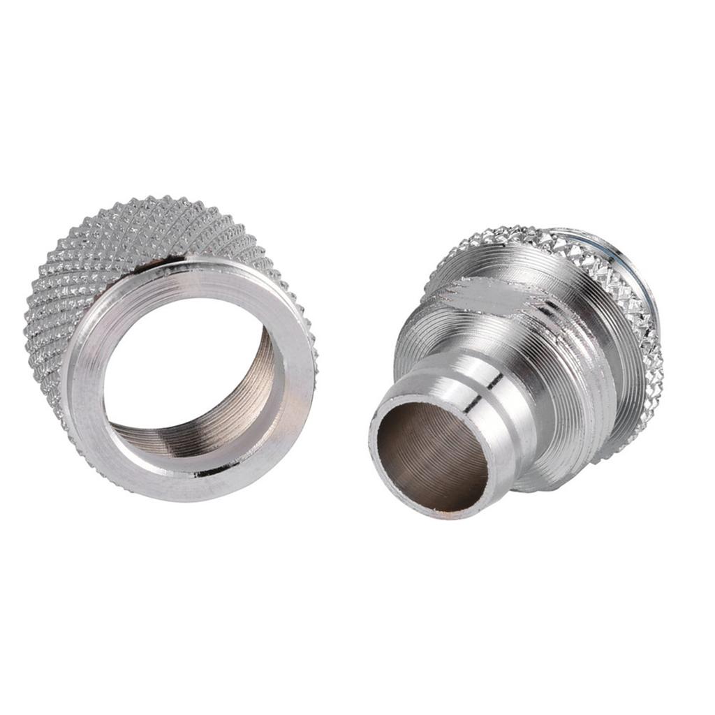 PC Water Cooling Two touch Fitting G14 Thread Barb Connector for Tube 9.5*12.7MM Flat Head