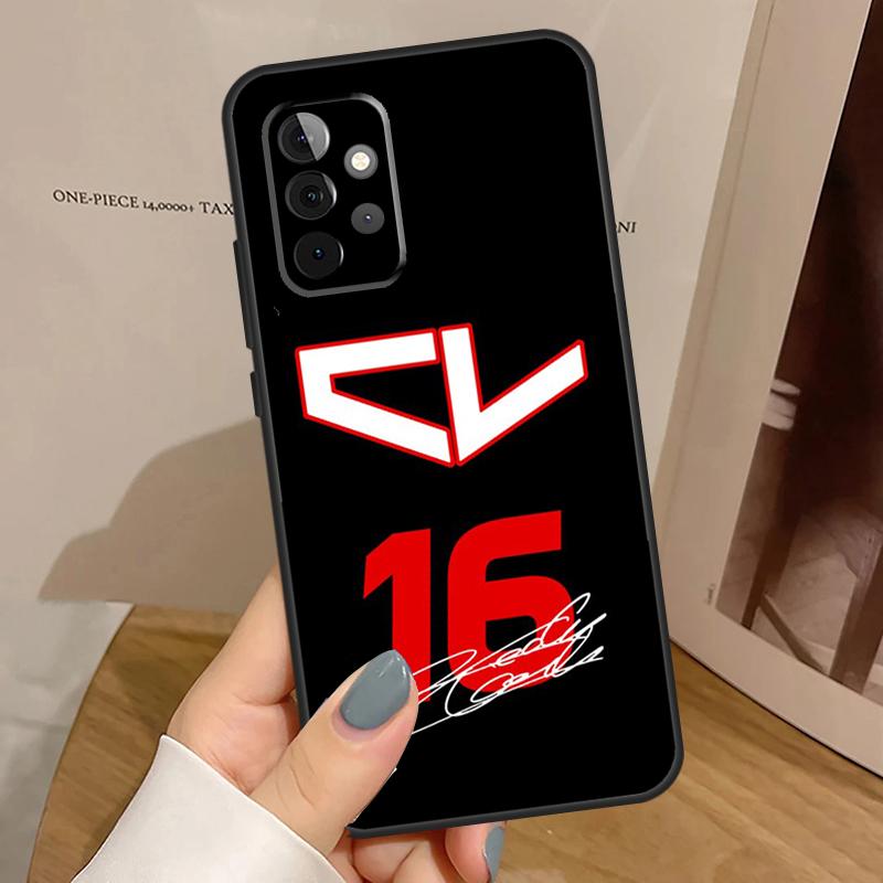Charles Leclerc 16 Phone Case For Samsung Galaxy A32 A52 A12 A53 A33 A23 A13 A54 A34 A14 A51 A15 A25 A35 A55