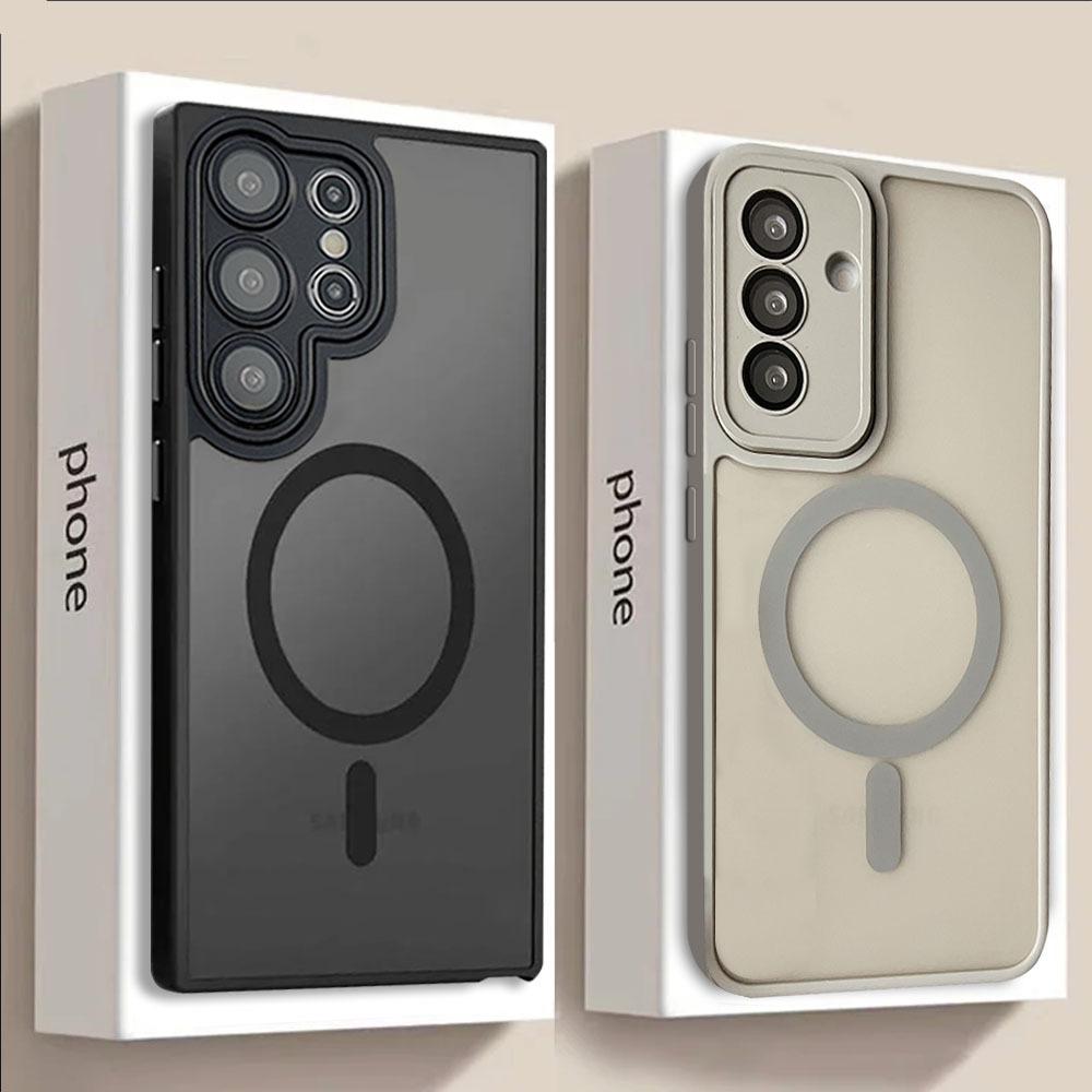 Suitable for Samsung A56 Magnetic Phone Case Galaxy A55 5G Skin Feeling A16 Matte S25 Anti Fall A36 Protective Case