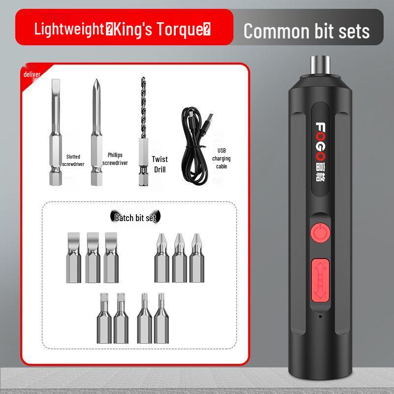Rechargeable Mini Electric Screwdriver Set - Household Automatic Drill Tool