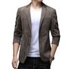 FHLHY Long Sleeve Tailored Available In Large Sizes Men's Slim-Fit Jacket, Casual, Business, Stylish,