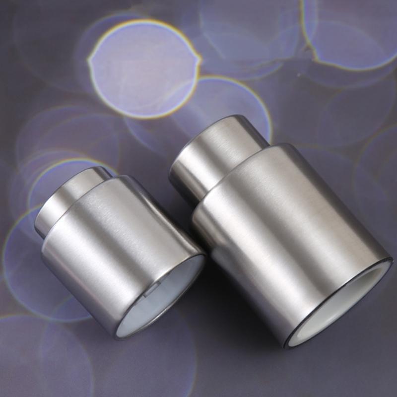 Nerezové zátky na víno Zátky na šampaňské Pohodlný lisovací typ Těsnění na nápoje Uzavírací víčko Vánoční dárek