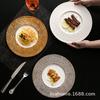 Steak-Teller Kreatives Leichtes Luxus Keramik Tafelgeschirr Phnom Penh Westliches Essensgeschirr Haushalt Flacher Teller Hotel High-End Teller Gemüseplatte