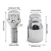 M14 x 1.5 Nuts Locking Wheel Bolts Chrome Alloy Wheel Lug Stud Taper Seat for BMW X3 X5 E83 E70 E53