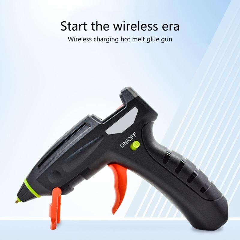USB Rechargeable Wireless Hot Melt Glues Guns for Crafting & Sealing, Heating Fast Hot Glues Guns Cordless Glues Guns
