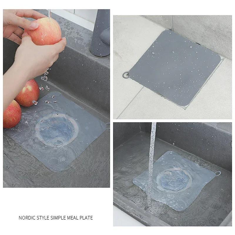 Silikon Anti Geruch Kanalisation Deodorant Abdeckung Wasser Stoppe Boden Ablauf Deodorant Pad Küche Waschbecken Sieb Toilette Pad Bad