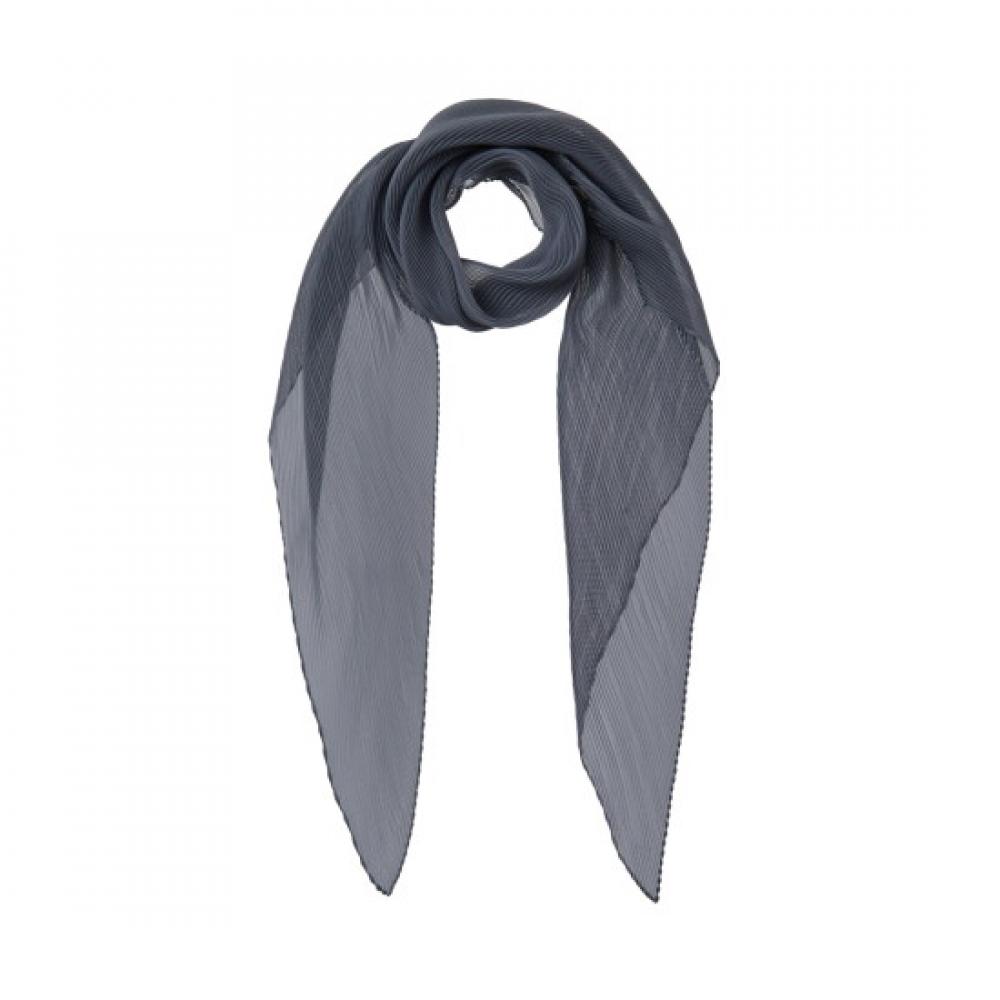 Pleats Me Chiffon Solid Long Pleated Scarf Epscf225002