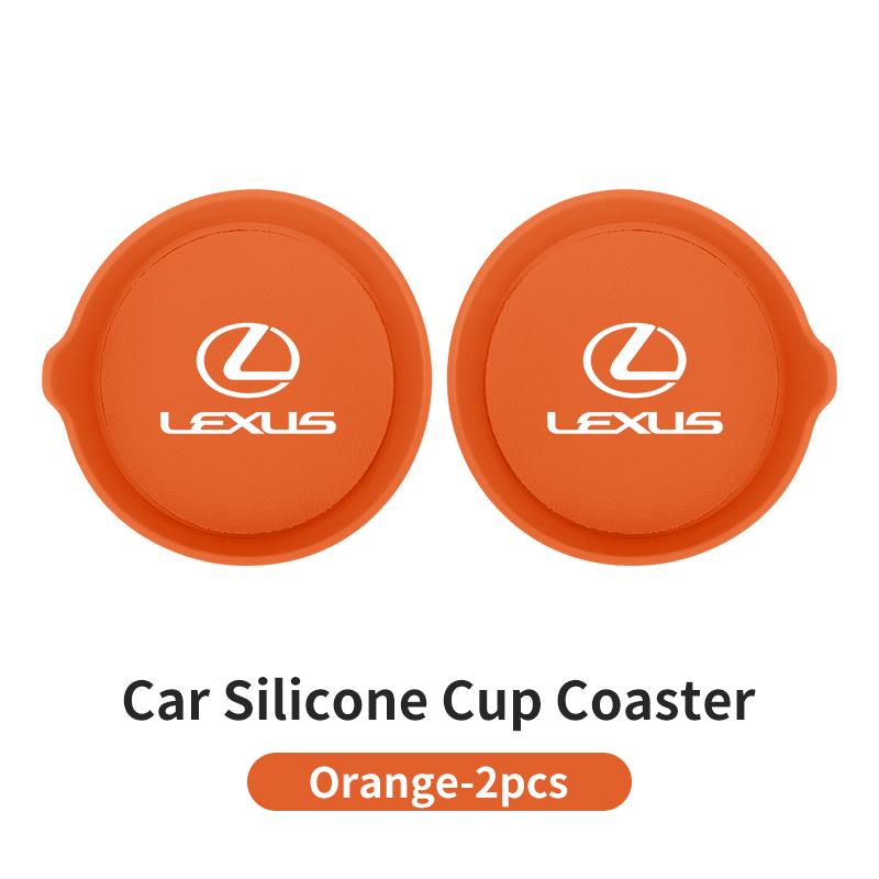 

Car Silicone Coaster Water Cup Mat Console Drink Pad Accessories For Lexus UX250h RX450h CT200h RX400h NX300h RX350 RX300 GX470