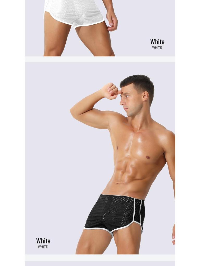 Men's Ice Silk Boxer Shorts - Summer Trend for Teens and Boys, Loose Fit