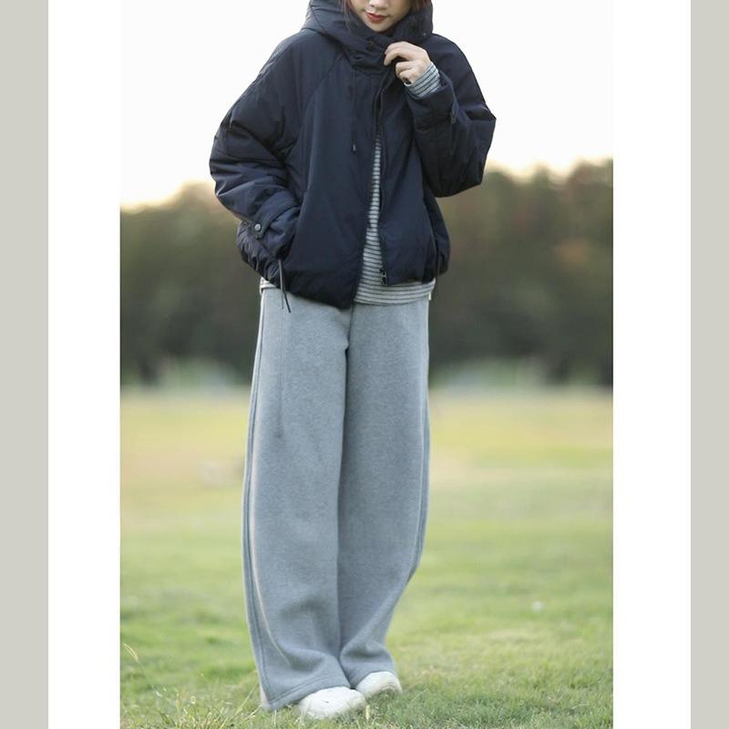 New loose and stylish hooded cotton clothes for women's winter 2 new 00% wool cotton-padded clothes for women
