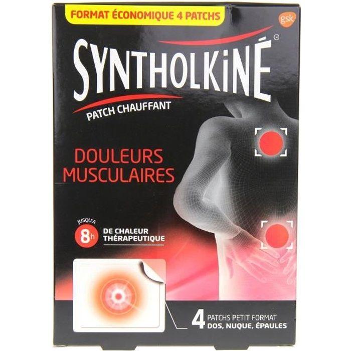 SyntholKiné Patch Chauffant Dos Nuque Épaules 4 patchs