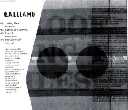 

CD GALLIANO - Roofing Tiles 731457844328 Talkin Loud 1996 UK Dance & Electronica Used
