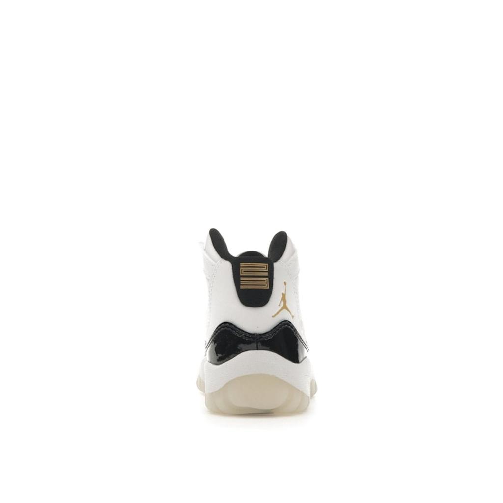 Air Jordan 11 Retro PS Vděčnost / Definující momenty Dětské tenisky Bílá Černá Metalická-Zlatá 378039-170