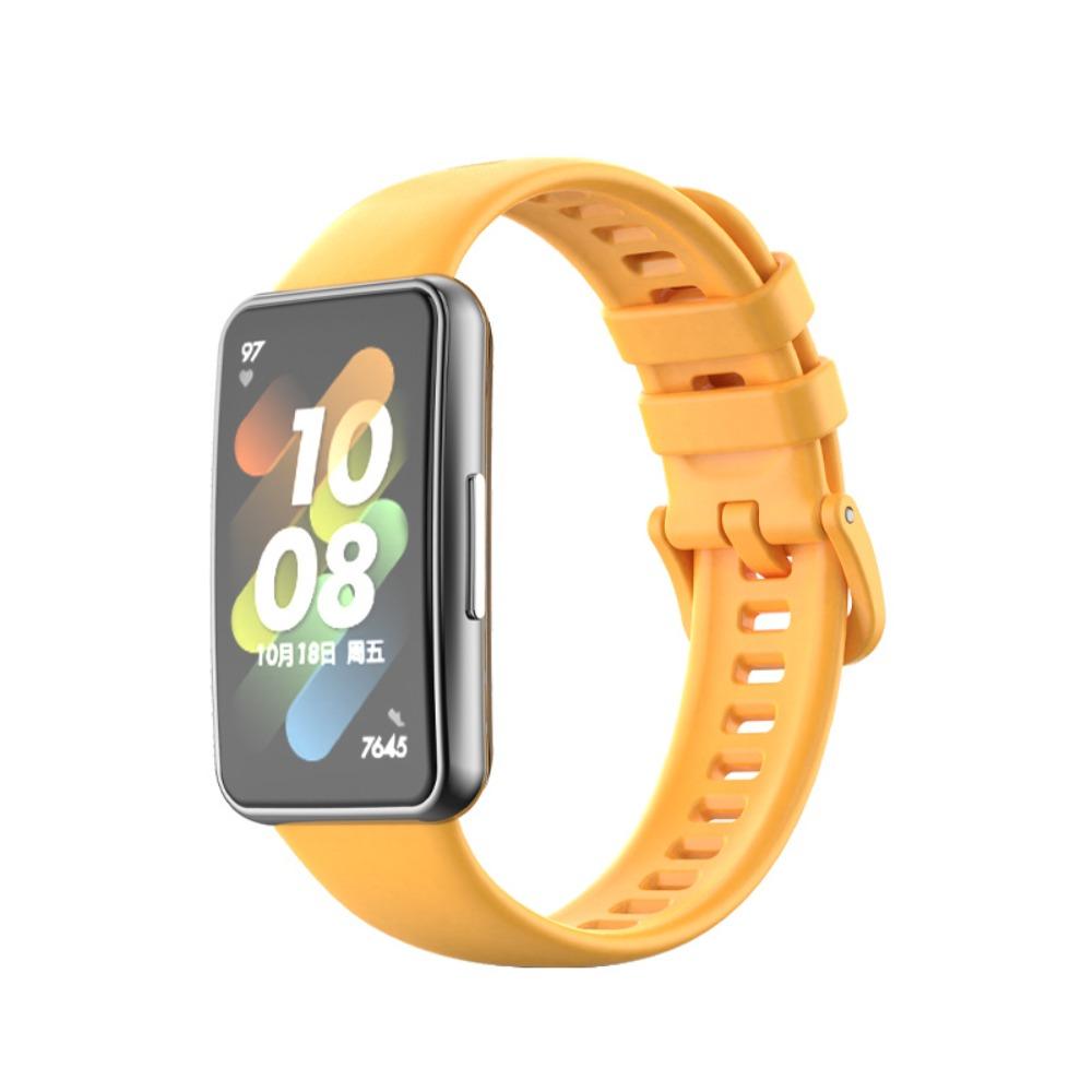 Metal Adapter Bracelet Silicone Watchband New Watch Strap for Huawei Band 7