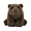 Colorata Brown Bear Plush Toy (Sitting Series/Gentle Touch) Realistic Bear Stuffed Animal Toy Doll Gift Present Birthday (Meter Read 2 Times) /