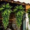 Fiori Artificiali da Esterno Piante Finte da Appendere, Rampicanti Resistenti ai Raggi UV, Edera Fiori di Seta Realistici Decorazione Finta Interno Camera da Letto Soggiorno Parete Boho
