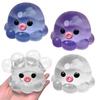 1/3 Pièces Jouet à Presser Poulpe Transparent Soulagement du Stress Mini Poulpe Jouet Sensoriel Soulagement de l'Anxiété Animal Marin Relaxation de la Main