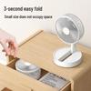 Foldable 6-inch USB Charging Mini Desktop Fan with Telescopic Head and Long Battery Life