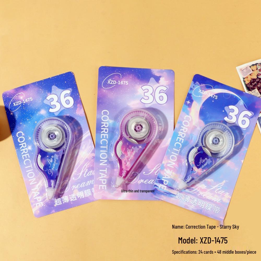Cartoon Correction Tape for Students - Easy-to-Use, Smooth, No-Break, Large Capacity, Ideal for Girls