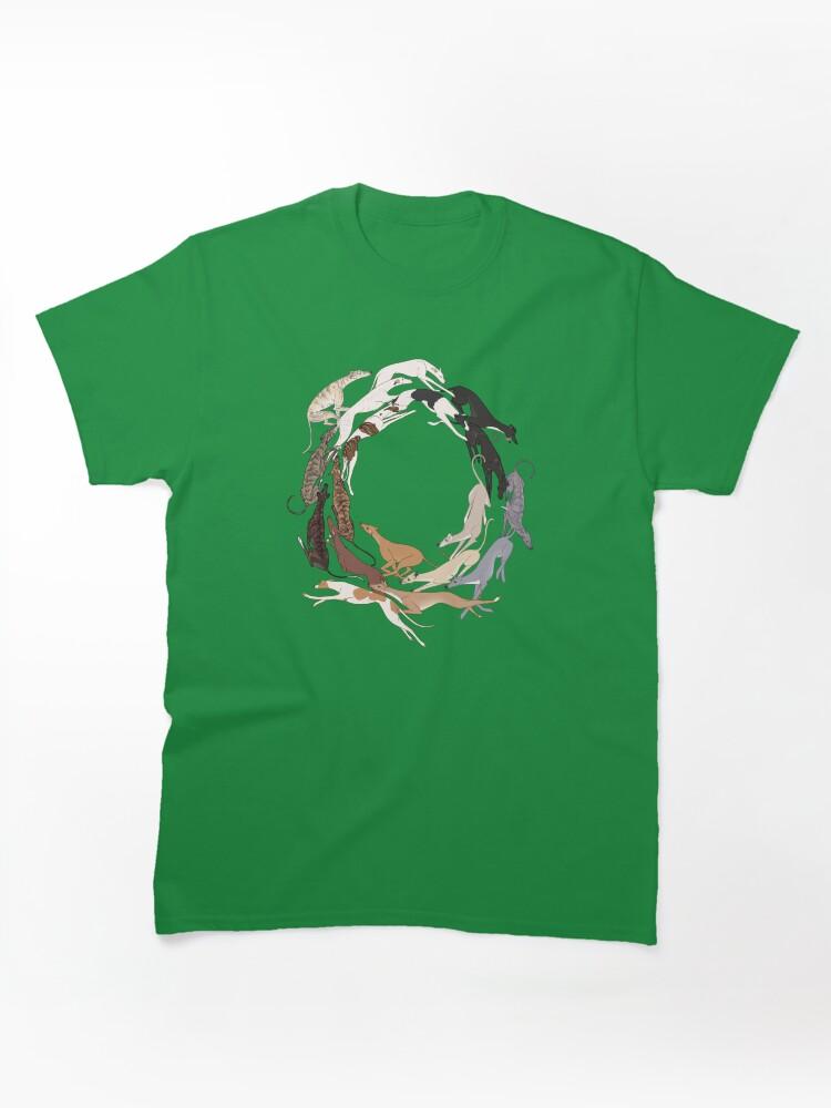 A Gathering of Cats The Greyt Hound Romp Classic Unisex T-Shirt