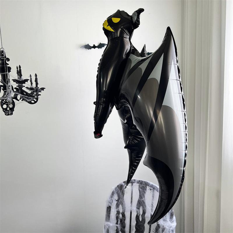 Inflatable Halloween Eyeball Beach Ball PVC Bat Balloon Scary Yard Decor Outdoor Spooky Party Horror Decoration Accessory