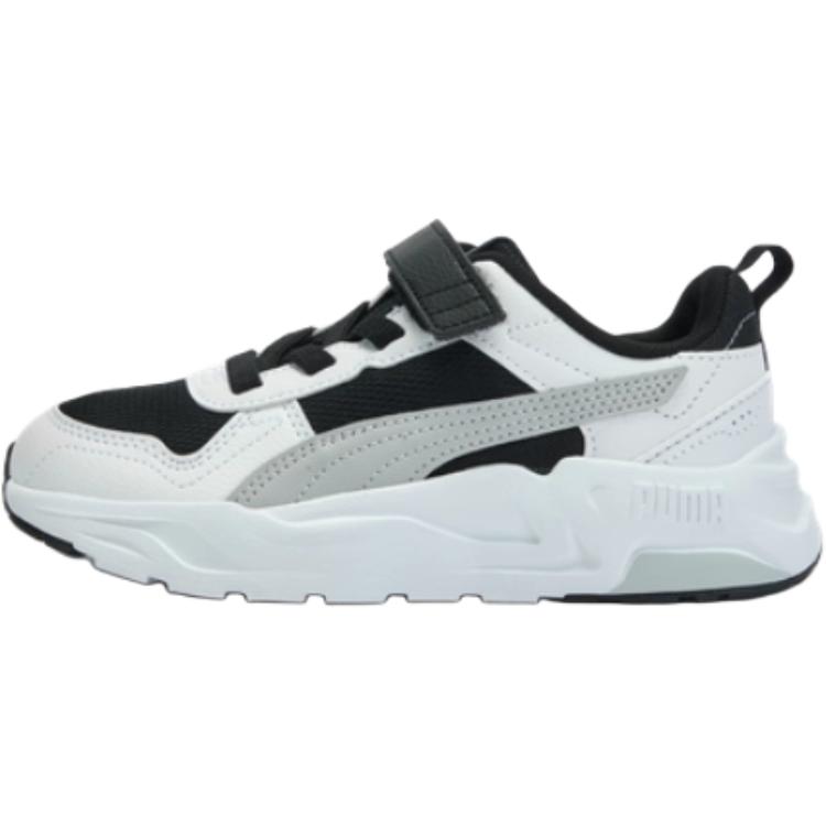 Puma Trinity 2 Lt Ac+ Ps Comfortable Fashion Low-Top Casual Shoes Kids sneaker Black White 403704-07