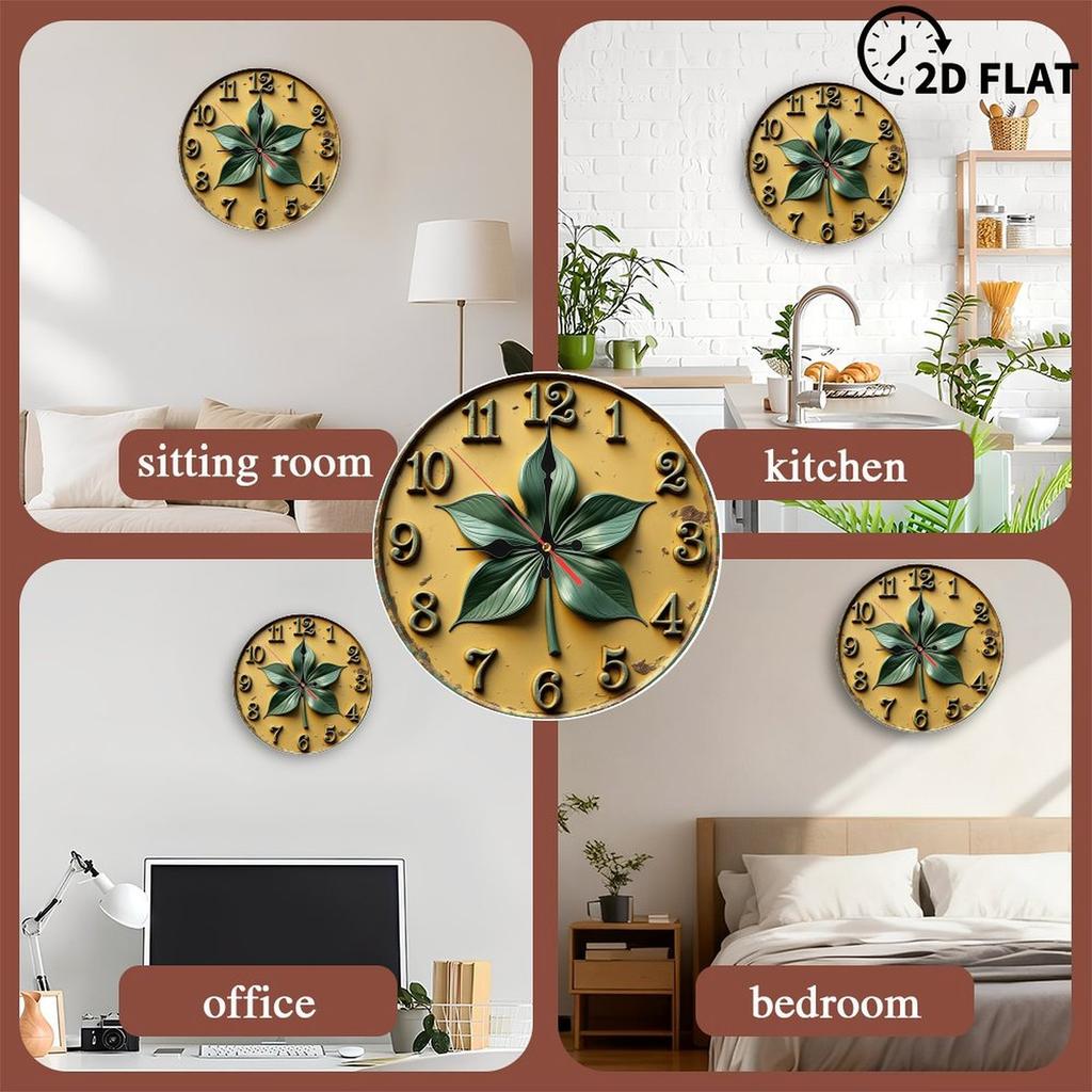 Eco-Friendly 25x25cm Wood Wall Clock Made from Sustainable Solid Wood Material